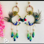peacock-ring-designer-hanging-pair-with-feathers-1-pair