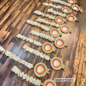 round-platefloral-toran-with-drape-strings-pack-of-5-pairs-entrance-wedding-decor