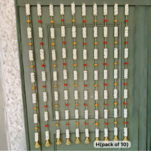 white-gajra-inspired-bead-hangings-pack-of-10