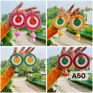 handmade-beaded-shubh-labh-circular-door-hanging-pair-pack-of-10-pairs