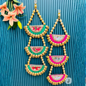 handcrafted-multi-layer-beads-fabric-wall-hanging-set-of-1