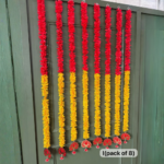 red-yellow-mix-flower-toran-strings-with-lotus-drops-pack-of-8-strings-festival-door-decor
