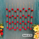 red-rose-pearl-string-curtain-door-hanging-10-pieces-set