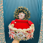 peacock-themed-red-singhasan-pack-of-1