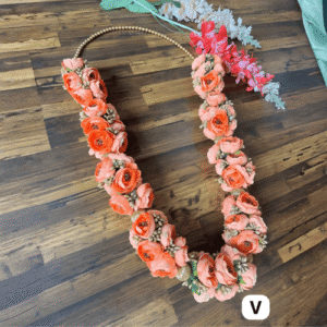 light-orange-wedding-varmala-set-pair