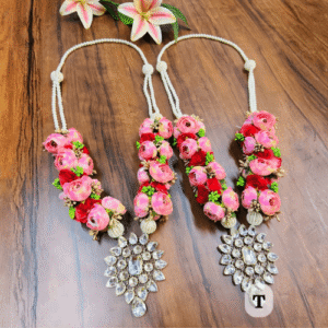 small-pink-floral-wedding-varmala-set-with-brooch-pair