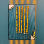 beautiful-dark-yellow-hanging-pack-of-5-strings