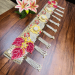 pink-leaf-themed-bandanwar-pack-of-1