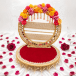 floral-red-ganpati-singhasan-16-inch-pack-of-1