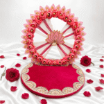 floral-pink-ganpati-singhasan-16-inch-pack-of-1