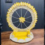 yellow-ganpati-singhasan-16-inch-pack-of-1
