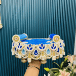 blue-designer-singhasan-10-inch-pack-of-1