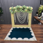 beautiful-green-floral-singhasan-1616-inch-pack-of-1