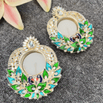 green-peacock-themed-t-lights-pack-of-2-pair