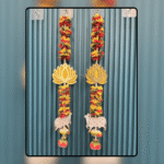 new-yellow-floral-cow-themed-hangings-pack-of-1-pair