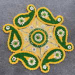 yellow-green-beautiful-rangoli-pack-of-1