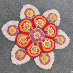 white-pink-beautiful-pom-pom-rangoli-pack-of-1