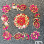 pink-peacock-rangoli-set-pack-of-3-sets