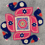 beautiful-peacock-themed-rangoli-pink-and-blue-set-of-1